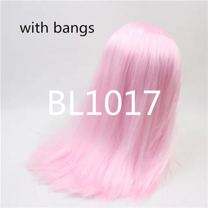 DBS blyth doll icy TOY RBL scalp dome wig hair for DIY doll custom toy blue hair grey hair pink hair anime