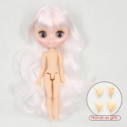 ICY DBS blyth middie doll 1/8 BJD shiny face long hair joint body 20cm toy girls gift