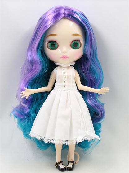 ICY DBS blyth doll 1/6 joint body white skin toy customized doll 30cm bjd random eyes colors anime toy girls gift