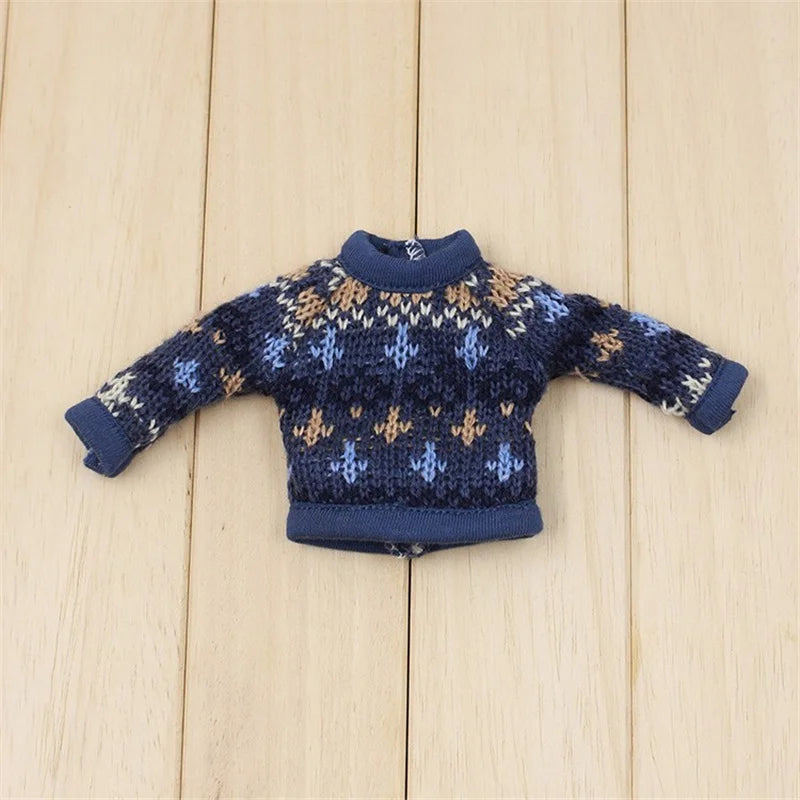 ICY DBS Blyth doll Colorful Sweater Toy Clothes Anime Outfits
