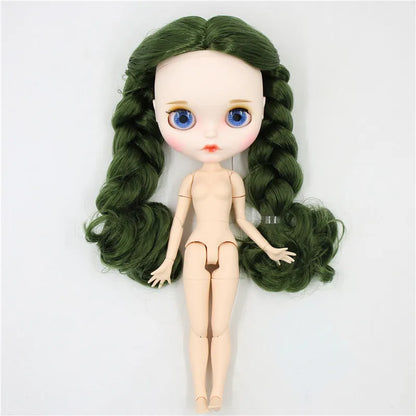 ICY DBS Blyth Doll 1/6 30cm toy bjd joint body matte face nude doll white skin random eyes colors anime girls