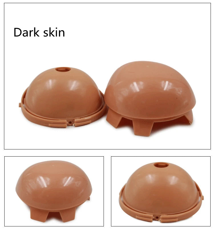 DBS Blyth Doll DOME and scalp custom doll white natural tan dark translucent skin 1/6