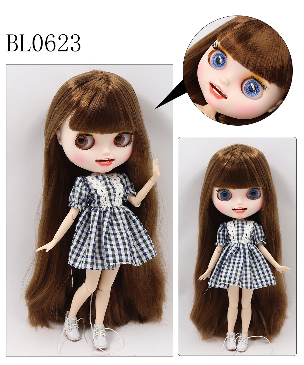 ICY DBS Blyth Doll 1/6 bjd joint body matte face ob24 toy custom gift hands 30cm anime girls