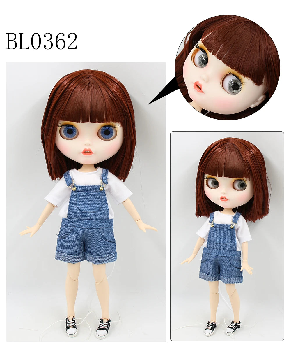 ICY DBS Blyth Doll 1/6 bjd joint body matte face ob24 toy custom gift hands 30cm anime girls