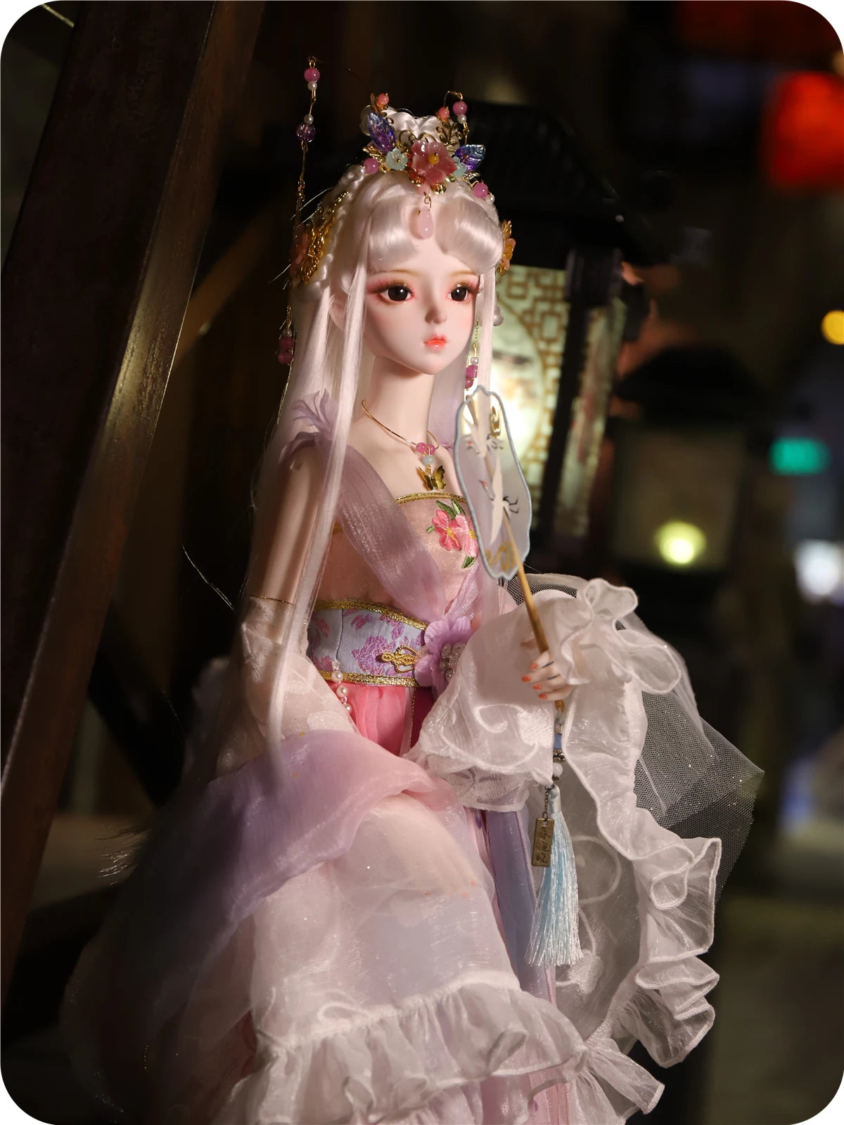DBS 1/3 BJD Dream Fairy Doll  toy mechanical joint Body chinese style Collection doll including suit shoes makeup 60cm SD