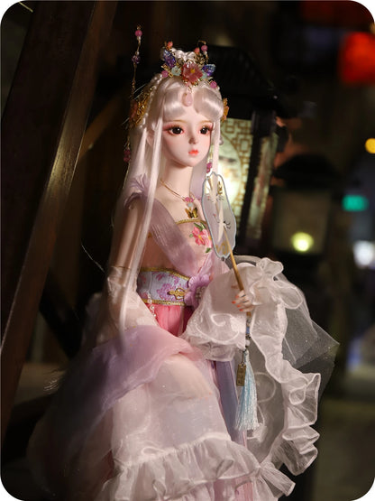DBS 1/3 BJD Dream Fairy Doll  toy mechanical joint Body chinese style Collection doll including suit shoes makeup 60cm SD