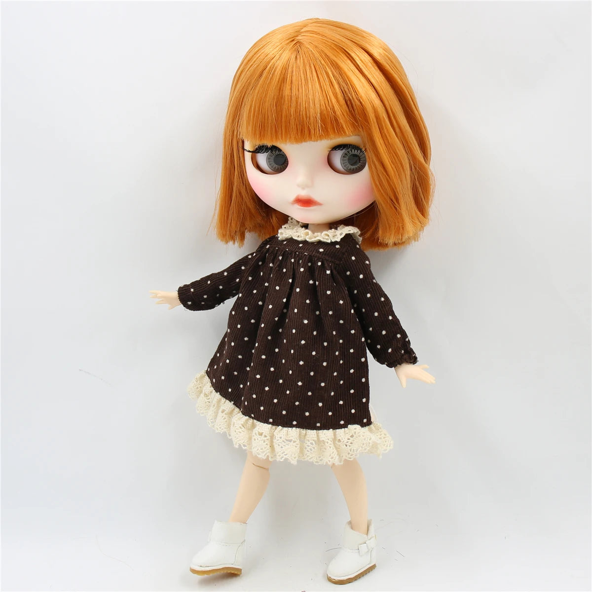 ICY DBS Blyth Doll bjd joint body orange hair matte face 1/6 toy BL0145 30cm girl gift anime