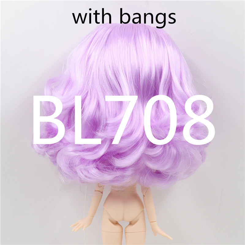 DBS RBL scalp for bjd toy blyth doll icy 1/6 short hair wig DIY custom doll anime