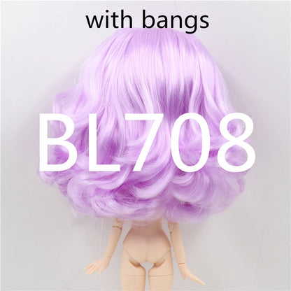 DBS RBL scalp for bjd toy blyth doll icy 1/6 short hair wig DIY custom doll anime