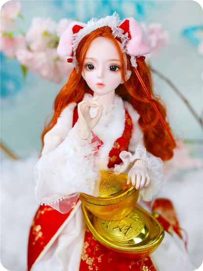 DBS 1/3 BJD Dream Fairy Doll  toy mechanical joint Body chinese style Collection doll including suit shoes makeup 60cm SD