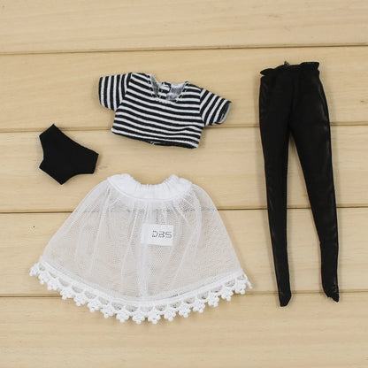 ICY DBS Blyth doll clothes anime suit azone joint body outfit underwear stocking coat shirt cool outfits girls gift