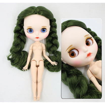 ICY DBS Blyth Doll 1/6 30cm toy bjd joint body matte face nude doll white skin random eyes colors anime girls