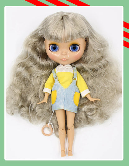 ICY DBS Blyth Doll 1/6 BJD Joint Body White Skin Tan Skin Dark Skin Matte Face Nude Doll 30cm Anime Toy Girls Gift