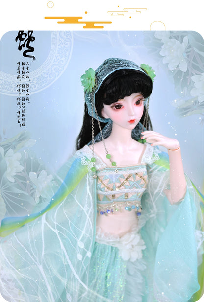 DBS 1/3 BJD Dream Fairy Doll  toy mechanical joint Body chinese style Collection doll including suit shoes makeup 60cm SD