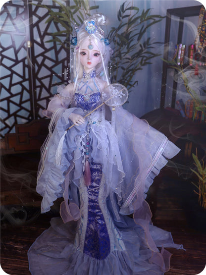 DBS 1/3 BJD Dream Fairy Doll  toy mechanical joint Body chinese style Collection doll including suit shoes makeup 60cm SD