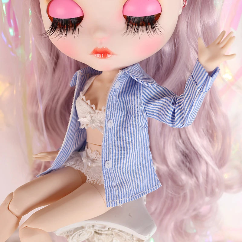 ICY DBS Blyth Doll Underwear White Underclothes Anime Suit Doll Outfits