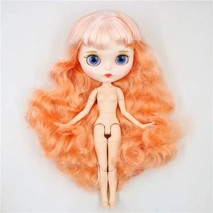 ICY DBS Blyth Doll 1/6 30cm toy bjd joint body matte face nude doll white skin random eyes colors anime girls