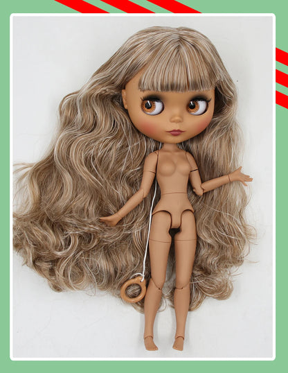 ICY DBS Blyth Doll 1/6 BJD Joint Body White Skin Tan Skin Dark Skin Matte Face Nude Doll 30cm Anime Toy Girls Gift