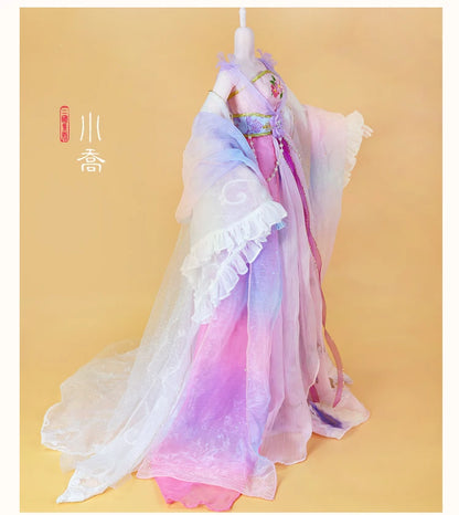 DBS Dream fairy clothes 1/3 bjd doll Outfits Ancient clothes Chinese style dress anime suit girls gift