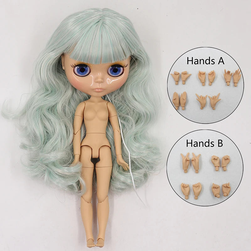 ICY DBS Blyth doll 1/6 bjd matte face shiny face joint body white skin tan skin dark skin 30cm toy girls gift