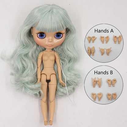 ICY DBS Blyth doll 1/6 bjd matte face shiny face joint body white skin tan skin dark skin 30cm toy girls gift