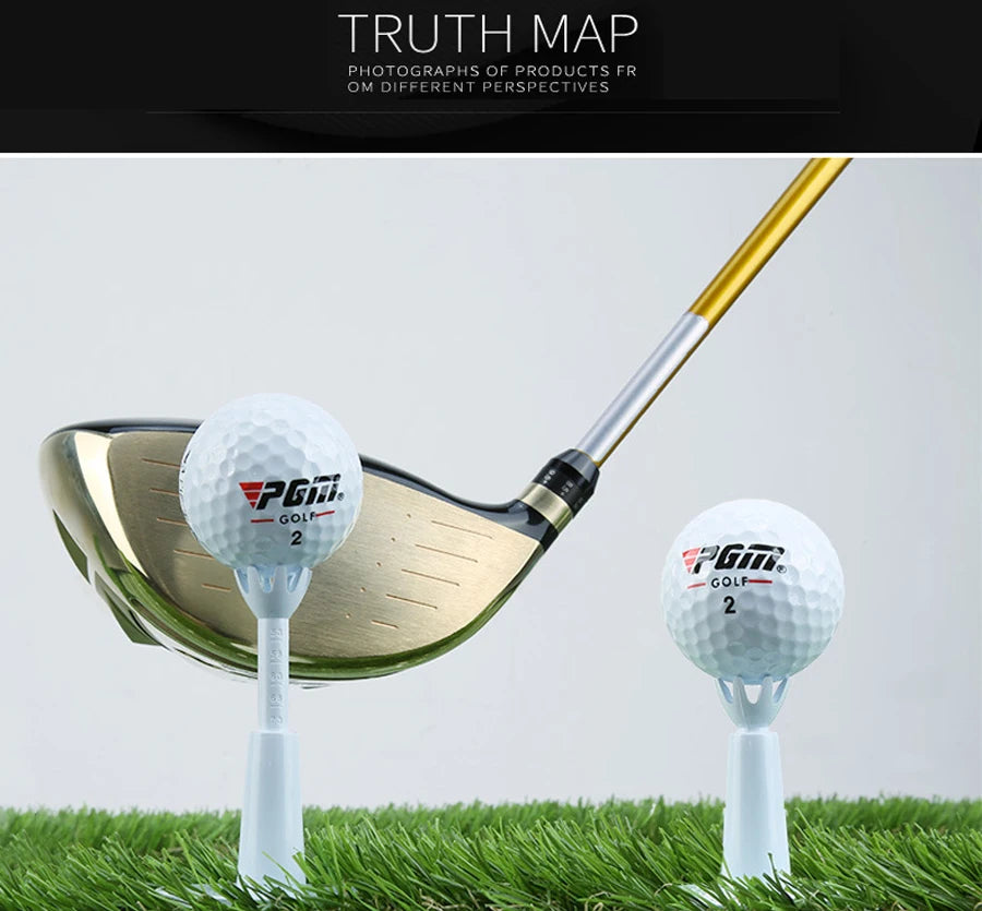 2 pcs Golf Tee AdjustaBle Soft Golf Ball Holder Anti-flying Self Standing Sport QT019