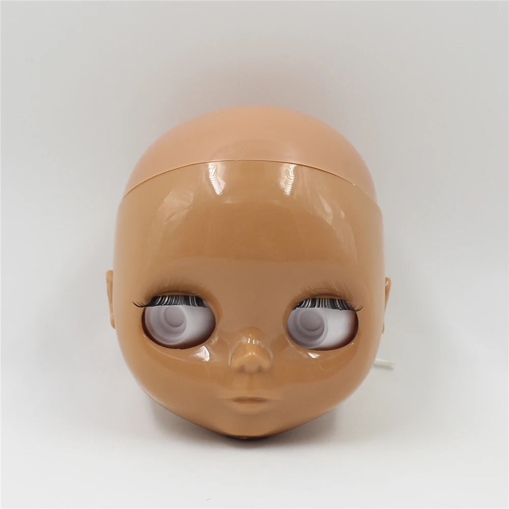 DBS blyth doll bald head without hair for custom face DIY doll, the scalp is loose, it is not assembled