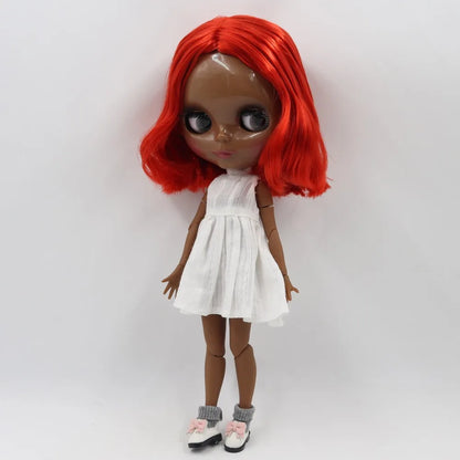 ICY DBS Blyth Doll Toy blyth doll joint body super black skin bjd 30cm doll for DIY custom doll anime girls