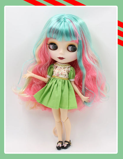 ICY DBS Blyth Doll 1/6 BJD Joint Body White Skin Tan Skin Dark Skin Matte Face Nude Doll 30cm Anime Toy Girls Gift