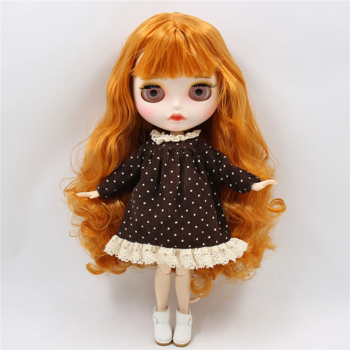 ICY DBS Blyth Doll bjd joint body orange hair matte face 1/6 toy BL0145 30cm girl gift anime