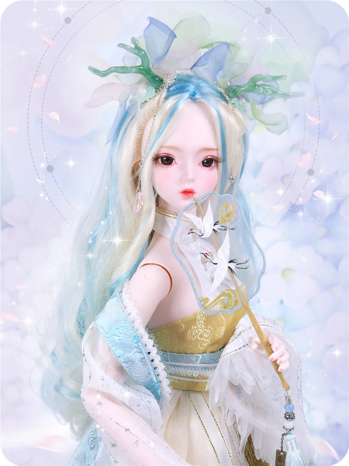 DBS 1/3 BJD Dream Fairy Doll  toy mechanical joint Body chinese style Collection doll including suit shoes makeup 60cm SD