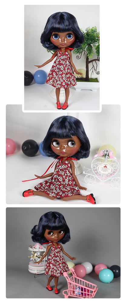 ICY DBS Blyth doll 1/6 bjd matte face shiny face joint body white skin tan skin dark skin 30cm toy girls gift