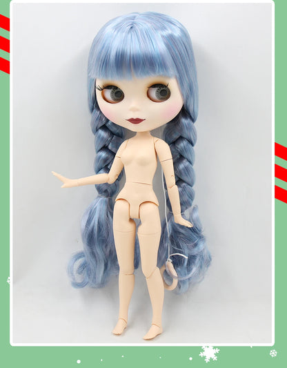 ICY DBS Blyth Doll 1/6 BJD Joint Body White Skin Tan Skin Dark Skin Matte Face Nude Doll 30cm Anime Toy Girls Gift