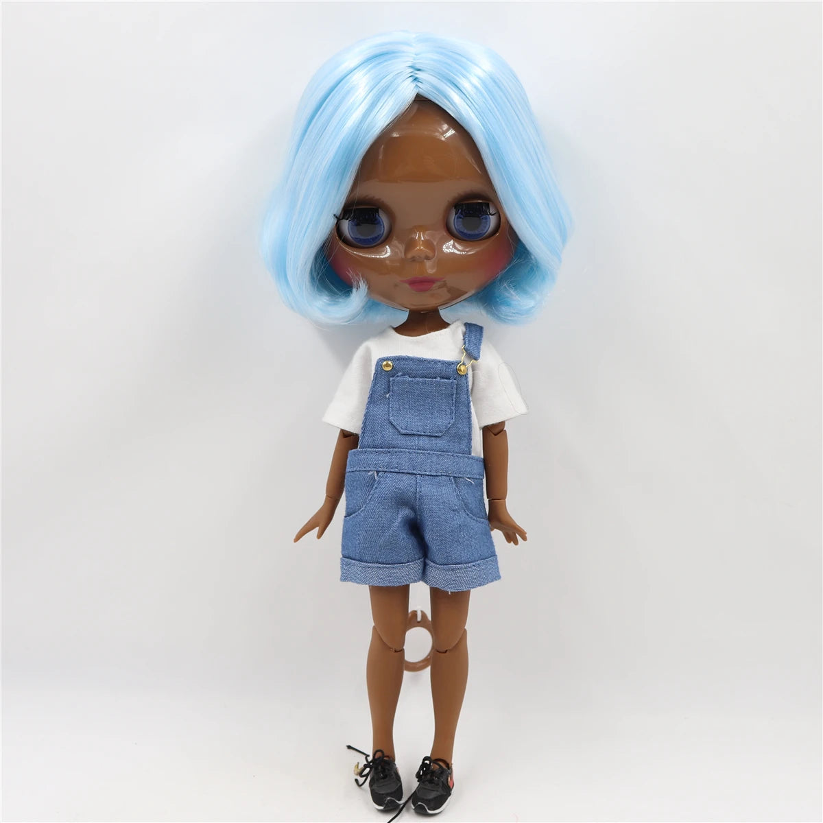 ICY DBS Blyth Doll Toy blyth doll joint body super black skin bjd 30cm doll for DIY custom doll anime girls