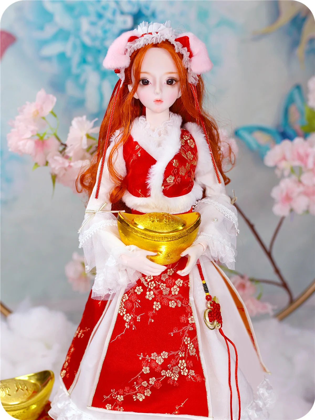 DBS 1/3 BJD Dream Fairy Doll  toy mechanical joint Body chinese style Collection doll including suit shoes makeup 60cm SD