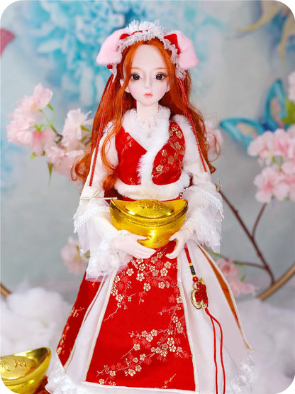 DBS 1/3 BJD Dream Fairy Doll  toy mechanical joint Body chinese style Collection doll including suit shoes makeup 60cm SD