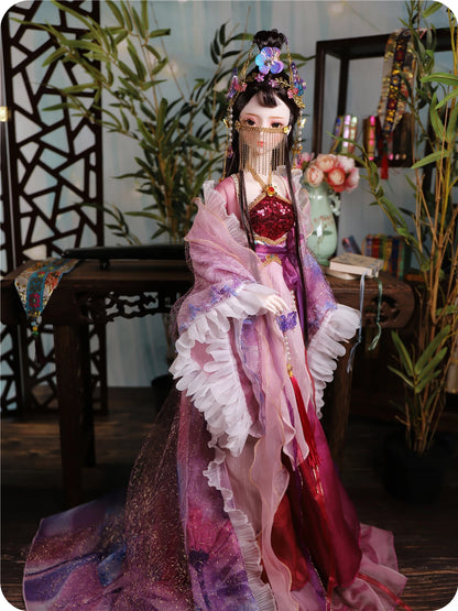 DBS 1/3 BJD Dream Fairy Doll  toy mechanical joint Body chinese style Collection doll including suit shoes makeup 60cm SD