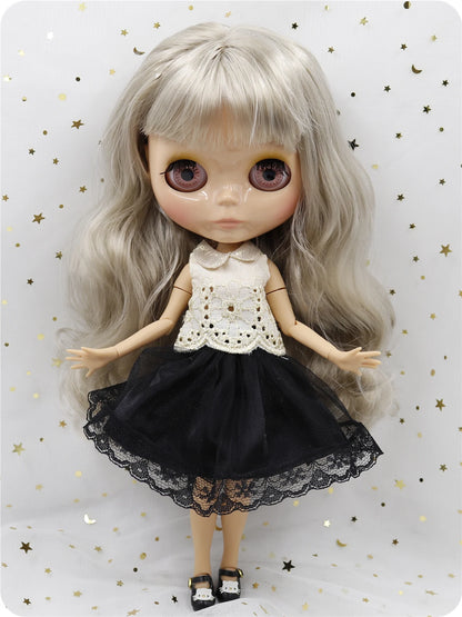 ICY DBS Blyth doll 1/6 bjd 30cm toy tan skin joint body shiny face with clothes shoes anime