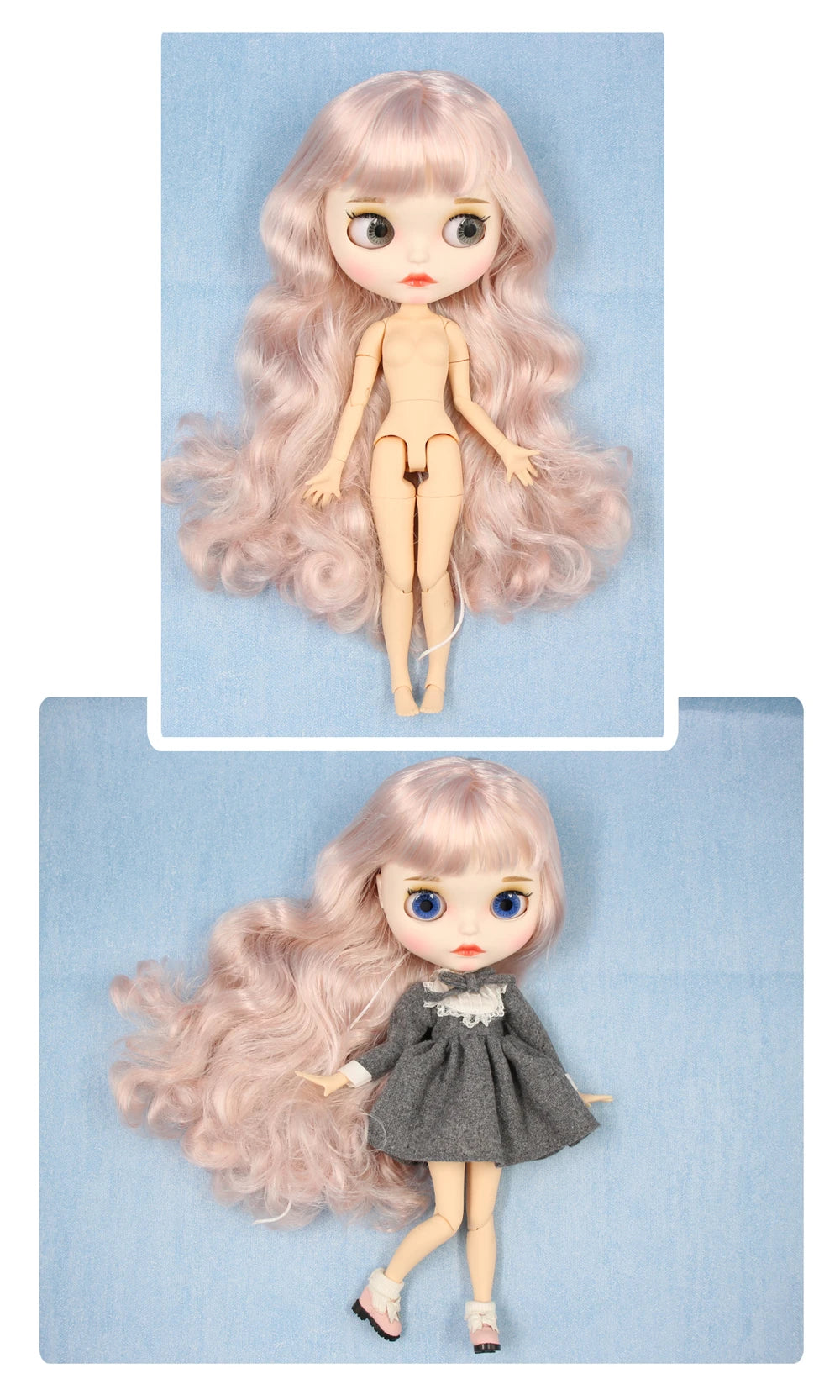 ICY DBS Blyth Doll 1/6 BJD White Skin Joint Body Matte Face With Clothes Shoes Toy Doll 30cm Girls Gift Anime