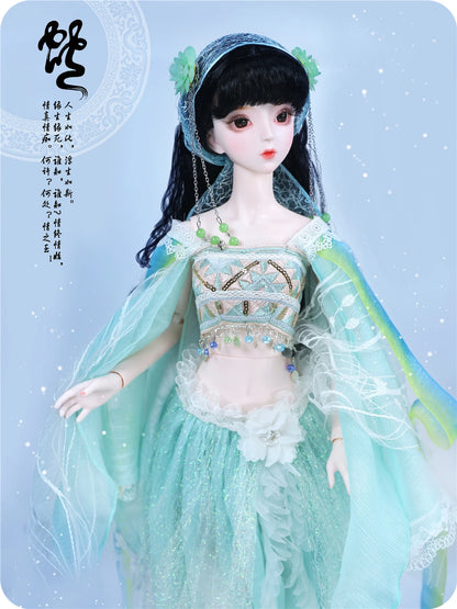 DBS 1/3 BJD Dream Fairy Doll  toy mechanical joint Body chinese style Collection doll including suit shoes makeup 60cm SD