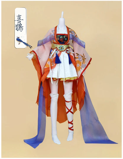 DBS Dream fairy clothes 1/3 bjd doll Outfits Ancient clothes Chinese style dress anime suit girls gift