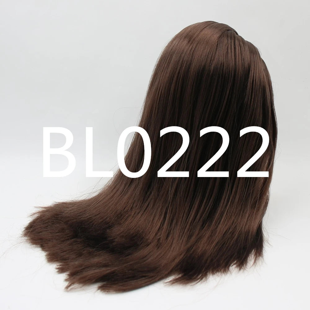 DBS blyth doll icy wig only rbl scalp and dome straight hair toy Accessory diy anime
