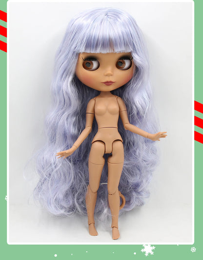 ICY DBS Blyth Doll 1/6 BJD Joint Body White Skin Tan Skin Dark Skin Matte Face Nude Doll 30cm Anime Toy Girls Gift