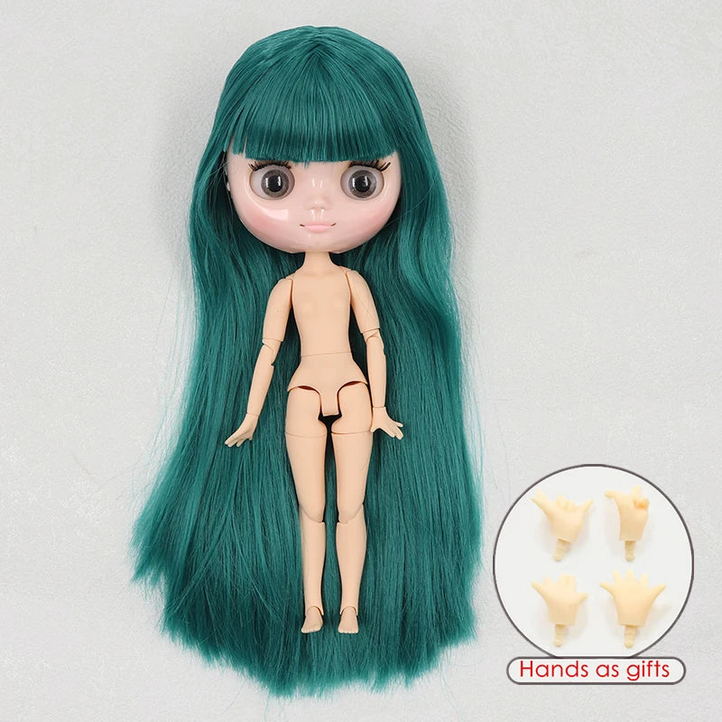 ICY DBS blyth middie doll 1/8 BJD shiny face long hair joint body 20cm toy girls gift