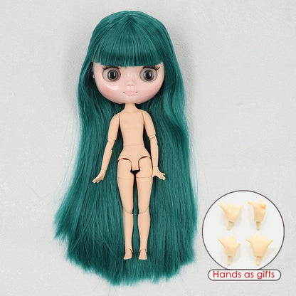 ICY DBS blyth middie doll 1/8 BJD shiny face long hair joint body 20cm toy girls gift