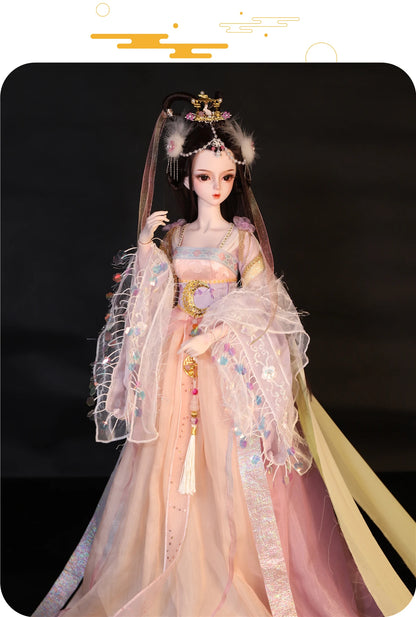 DBS 1/3 BJD Dream Fairy Doll  toy mechanical joint Body chinese style Collection doll including suit shoes makeup 60cm SD