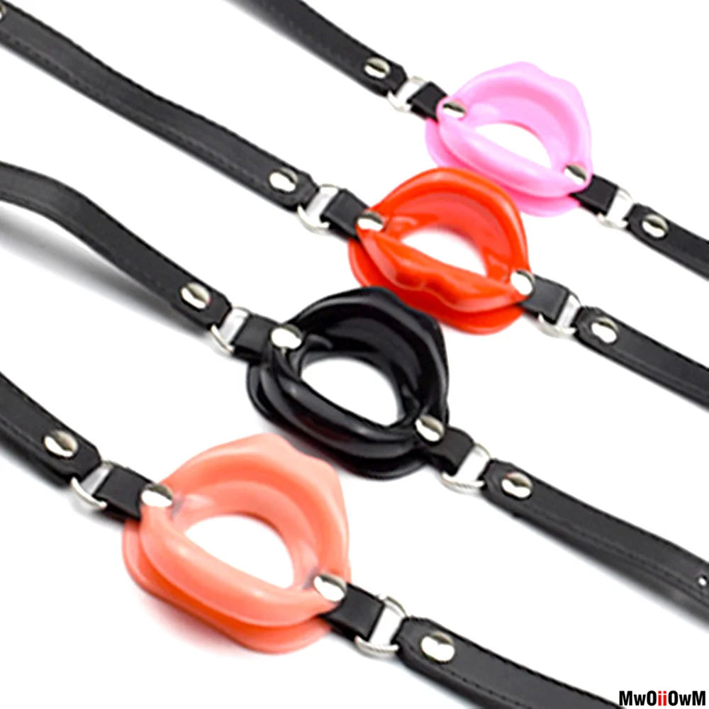 MwOiiOwM Cock Sucker Mouth Gag Erotic Toys Sexy Lip Oral Sex Gag Bondage Restraints Fetish BDSM Slave Adult Sex Toy For Couples
