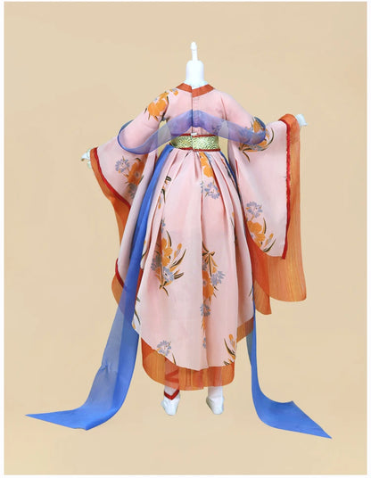 DBS Dream fairy clothes 1/3 bjd doll Outfits Ancient clothes Chinese style dress anime suit girls gift
