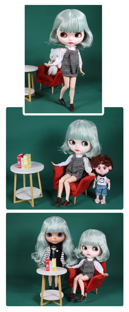 ICY DBS Blyth doll 1/6 bjd matte face shiny face joint body white skin tan skin dark skin 30cm toy girls gift