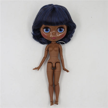 ICY DBS Blyth doll 1/6 bjd matte face shiny face joint body white skin tan skin dark skin 30cm toy girls gift